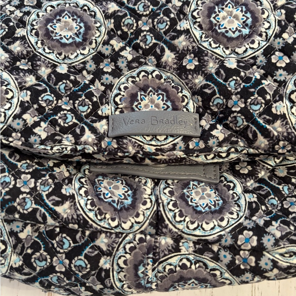 Vera Bradley Charcoal Medallion Carson Bag